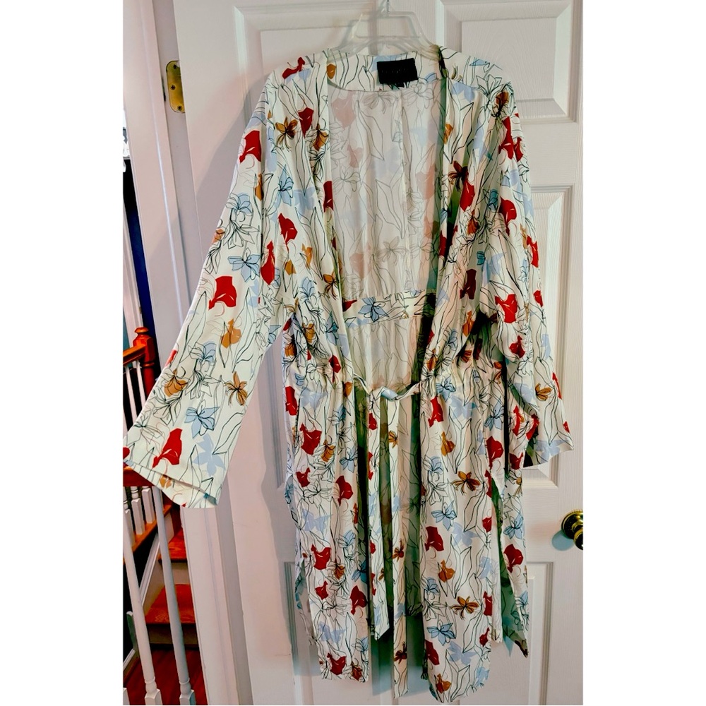 Eloquii wide leg pant & kimono set
